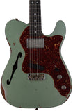 Fender Custom Shop Limited Edition '72 Telecaster Custom Thinline Relic, Sage Green Metallic