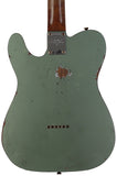 Fender Custom Shop Limited Edition '72 Telecaster Custom Thinline Relic, Sage Green Metallic