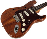 Fender Custom Shop Artisan Stratocaster, Thinline Roasted Ash Body, 4A Figured Koa Top