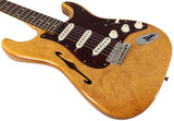 Fender Custom Shop Artisan Stratocaster, Thinline Roasted Ash Body With AAAA Maple Burl Top