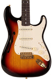 Fender Custom Shop Artisan Korina Thinline Stratocaster, Chocolate 3-Tone Sunburst