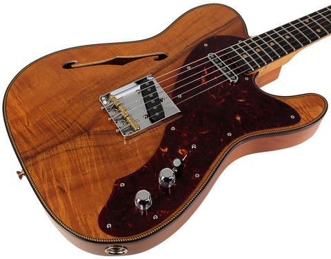 Fender Custom Shop Artisan Thinline Telecaster, Fiji Mahogany, AAAA Koa