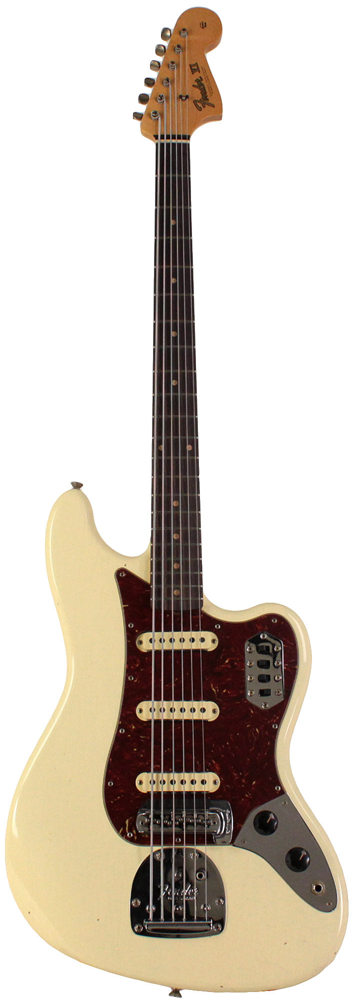Custom Shop Offset Fender Custom Shop Bass VI Guitar, Journeyman Relic, Vintage White ...