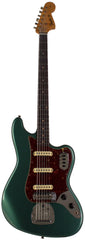 Fender Custom Shop Bass VI Guitar, Journeyman Relic, Aged Sherwood Green Metallic