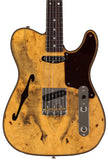 Fender Custom Shop Artisan Buckeye Burl Double Esquire Guitar, Aged Natural