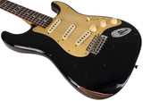 Fender Custom Shop Limited Roasted Big Head Stratocaster, Relic, Aged Black