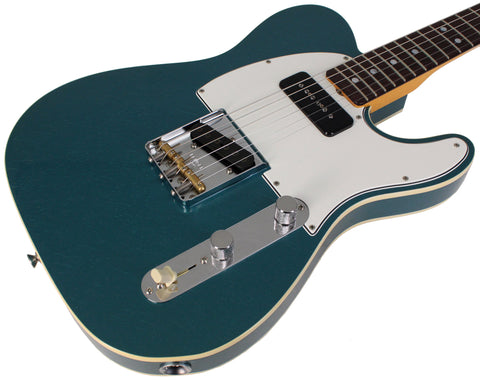 Fender Custom Shop Limited Double Custom Esquire DLX Closet Classic, Aged Ocean Turquoise