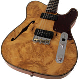 Fender Custom Shop Artisan Dual P90 Maple Burl Telecaster, Aged Natural