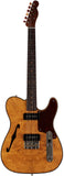 Fender Custom Shop Artisan Dual P90 Maple Burl Telecaster, Aged Natural