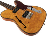 Fender Custom Shop Artisan Dual P90 Maple Burl Telecaster, Aged Natural