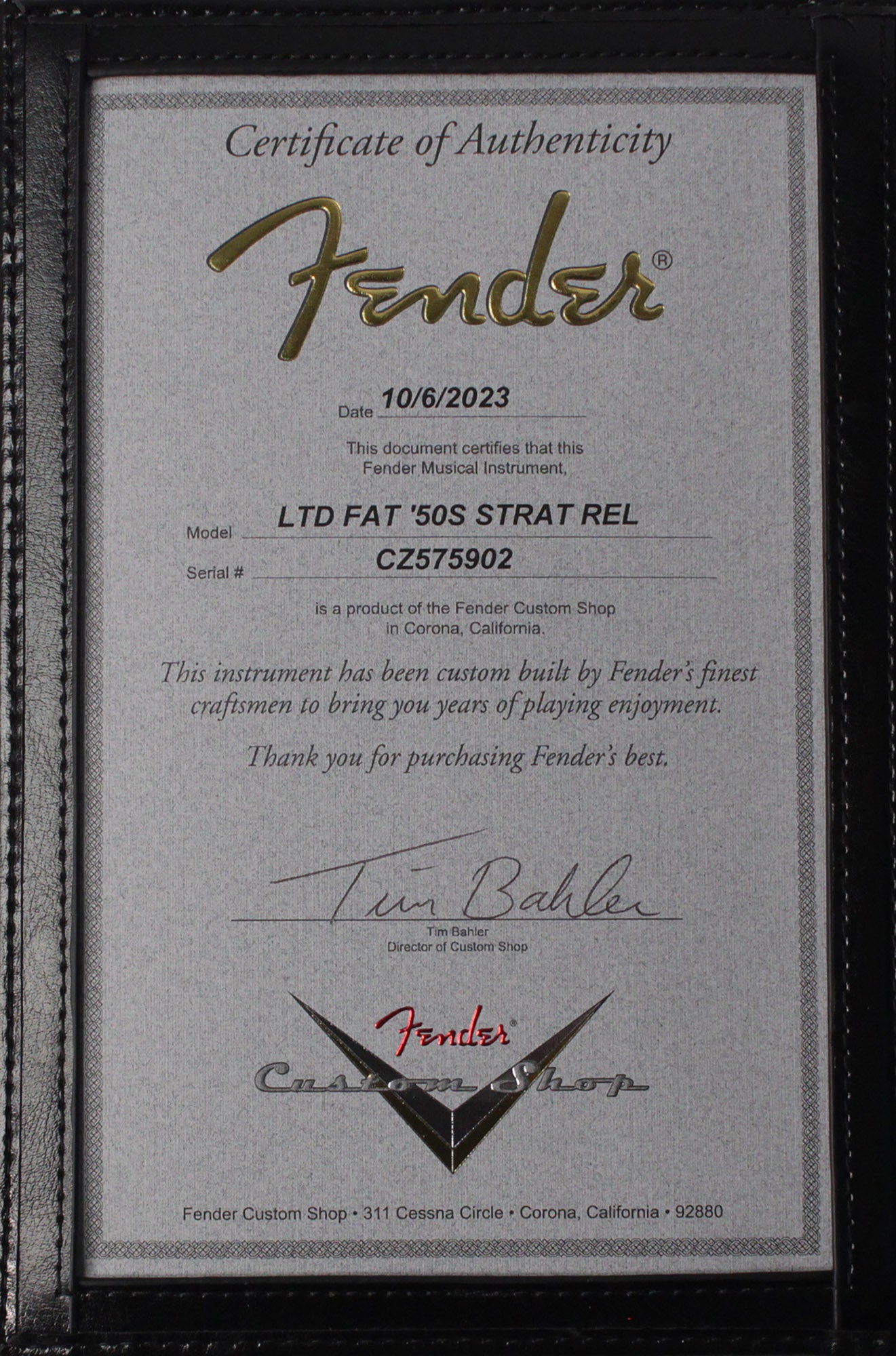 Fender Custom Shop Limited Fat '50s Strat Relic, Super Faded