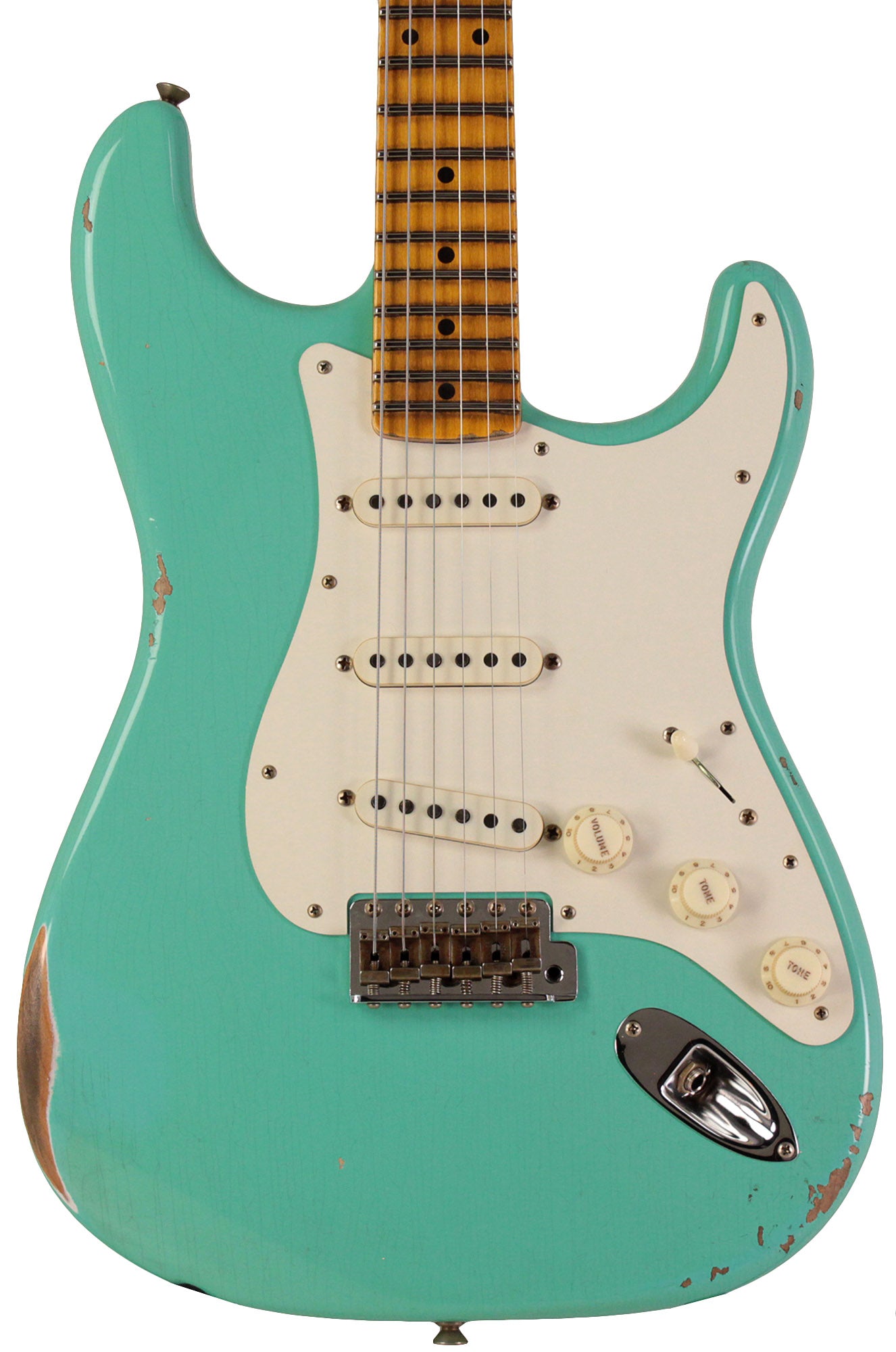 Fender Custom Shop Relic Fat 50s Stratocaster Super Faded Aged Seafoam Green