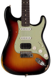 Fender Custom Shop Limited Custom Deluxe HSS S-1 Stratocaster, Relic, 3-Tone Sunburst