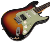 Fender Custom Shop Limited Custom Deluxe HSS S-1 Stratocaster, Relic, 3-Tone Sunburst