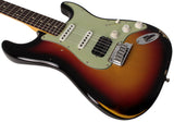Fender Custom Shop Limited Custom Deluxe HSS S-1 Stratocaster, Relic, 3-Tone Sunburst