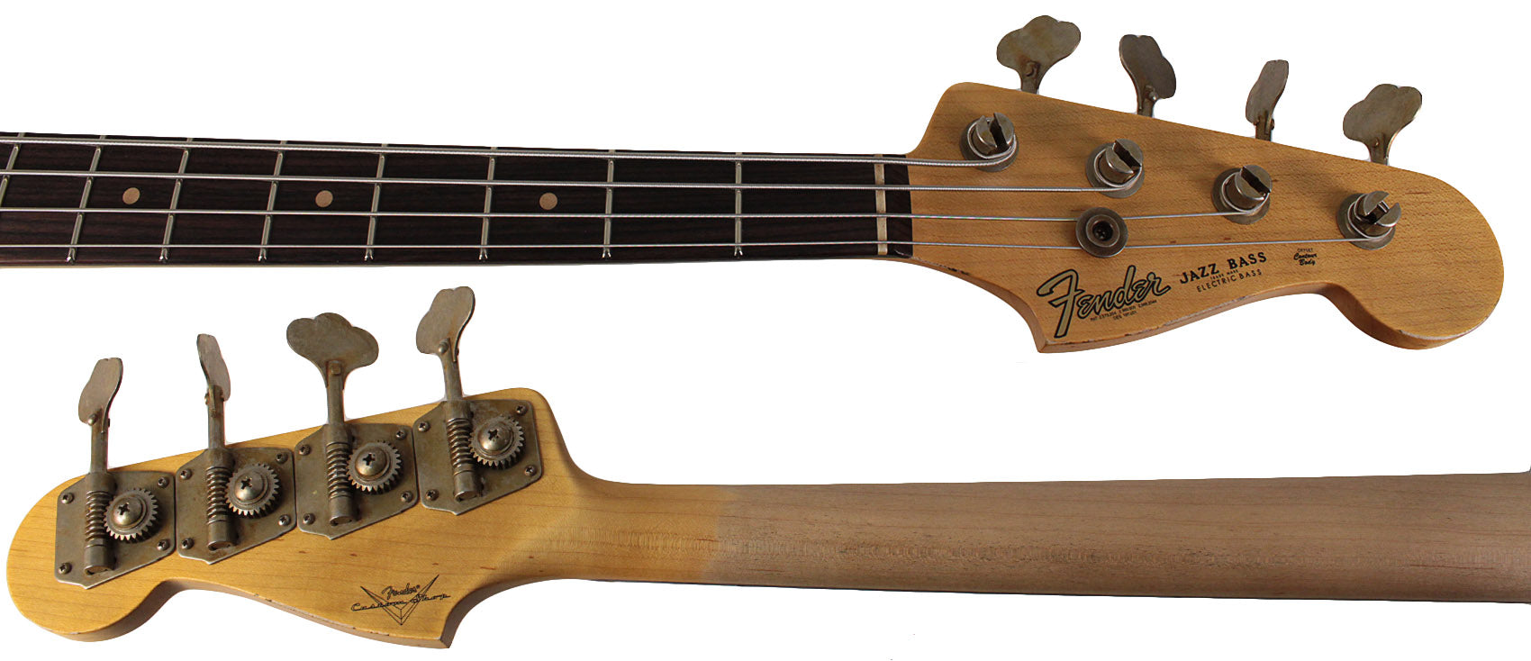 ロピア 爆買い Fender Custom Shop 1962 Jazz Bass, Relic, Aged Sherwood ベース
