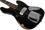 Fender Custom Shop Limited Custom Jazz Bass, Heavy Relic, Aged Black