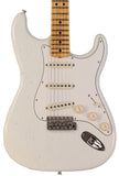 Fender Custom Shop Jimi Hendrix Voodoo Child Strat Guitar, Journeyman Relic, Olympic White - Humbucker Music