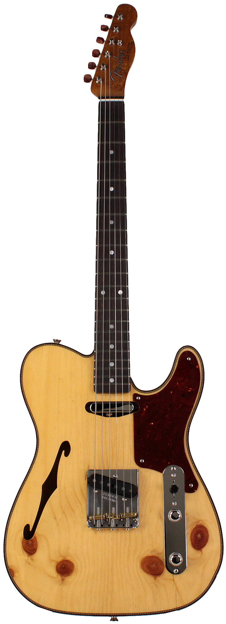 Fender Custom Shop Limited Knotty Pine Tele Thinline | Humbucker Music