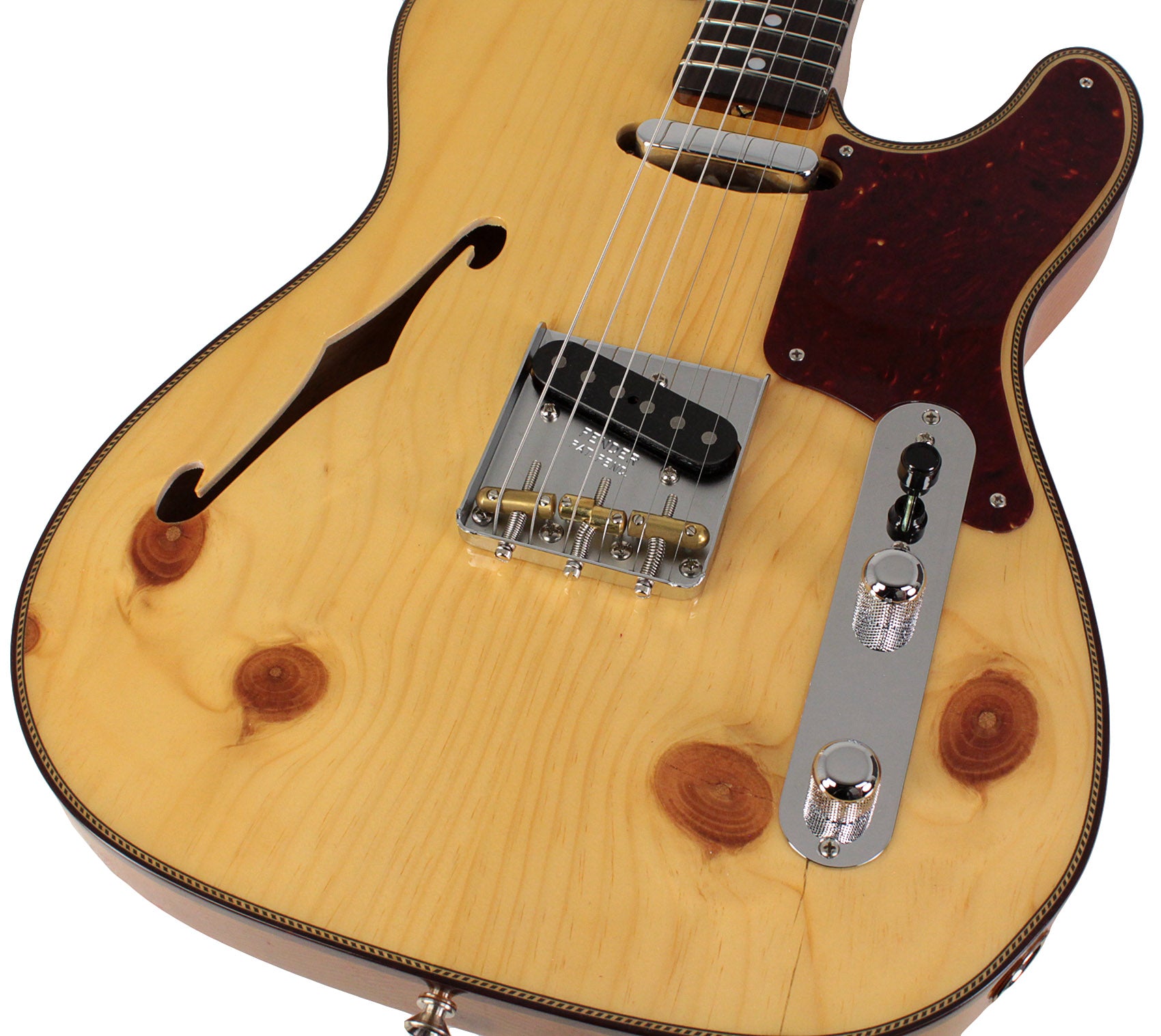 Fender Custom Shop Knotty Pine Telecaster Thinline Aged Natural