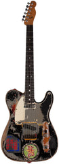 Fender Custom Shop Masterbuilt Joe Strummer Telecaster, Limited, Super Heavy Relic, Aged Black over 3-Color Sunburst