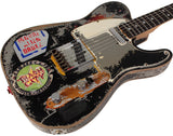 Fender Custom Shop Masterbuilt Joe Strummer Telecaster, Limited, Super Heavy Relic, Aged Black over 3-Color Sunburst
