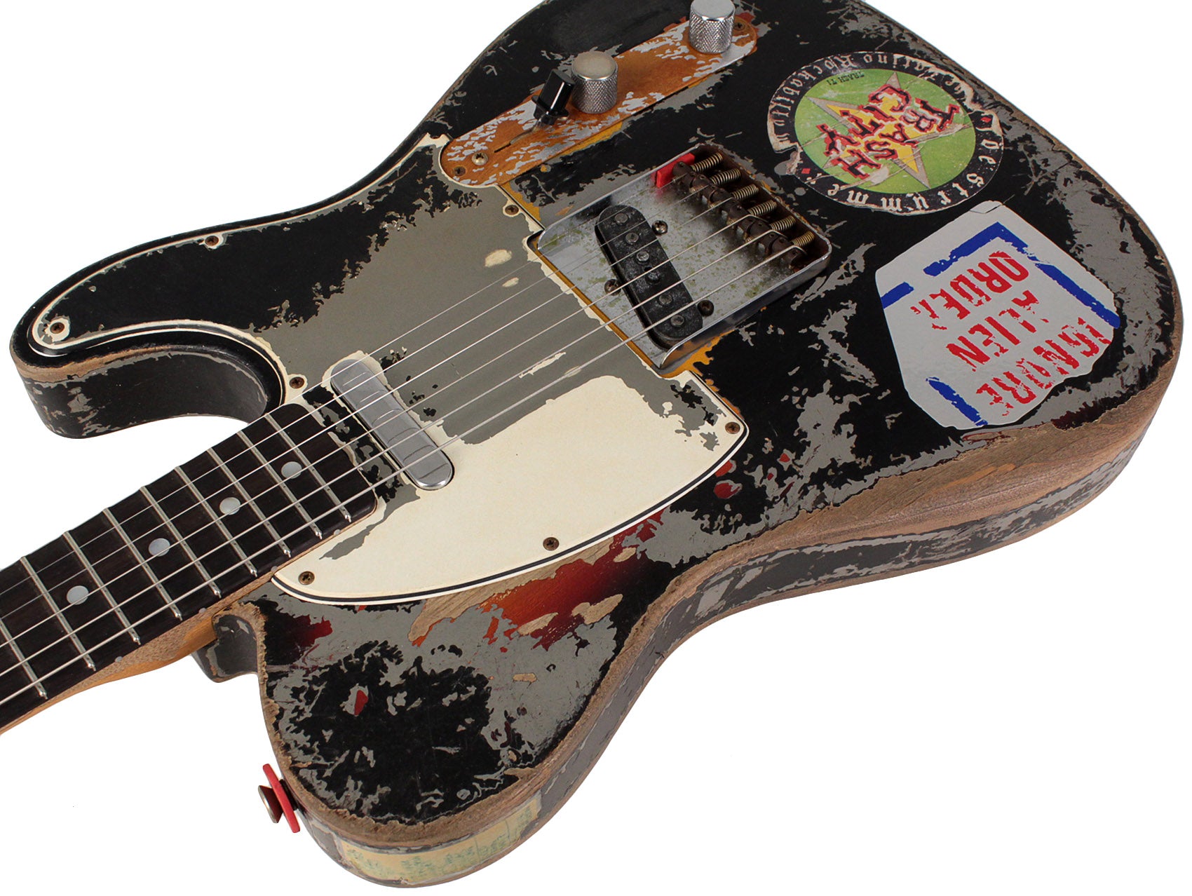All the wear and tear from decades of touring is perfectly