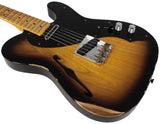 Fender Custom Shop Limited Nocaster Thinline Relic, Aged 2-Color Sunburst