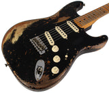 Fender Custom Shop Limited Poblano Strat, Super Heavy Relic, Aged Black