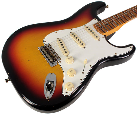 Fender Custom Shop Postmodern Strat, Journeyman Relic, Bleached 3 Tone Sunburst