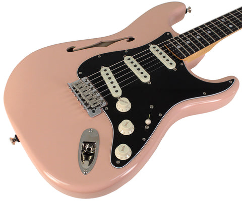 Fender Custom Shop Postmodern Stratocaster, DLX Closet Classic, Aged Shell Pink - Humbucker Music