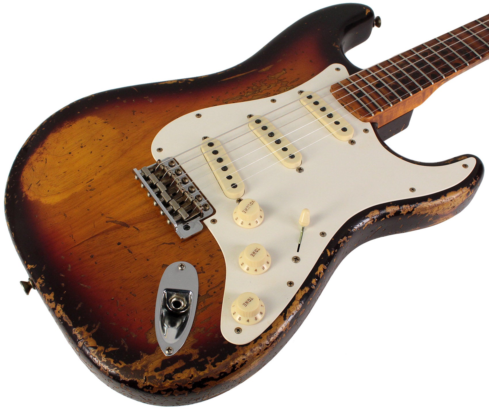 Fender Custom Limited Edition Red Hot Strat Super Heavy Relic FC3CS