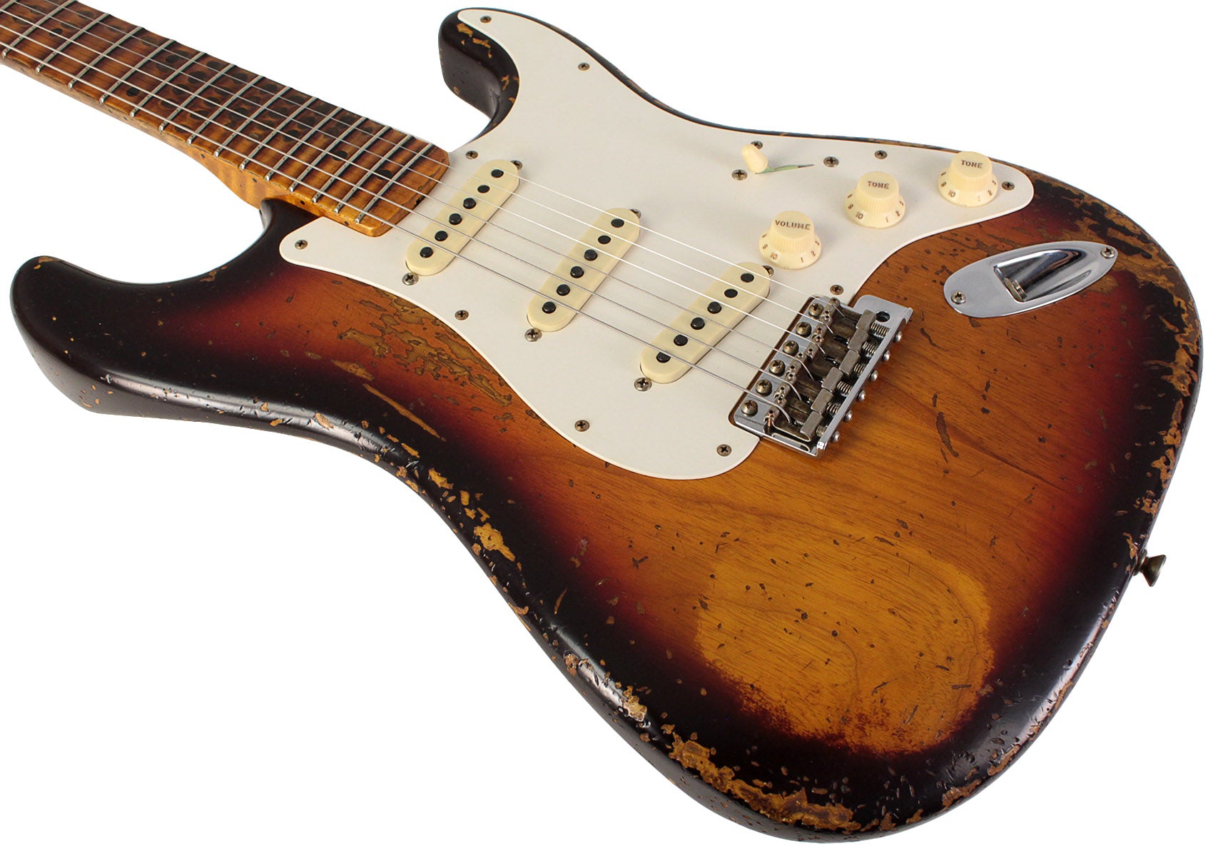 Fender Custom Limited Edition Red Hot Strat Super Heavy Relic FC3CS