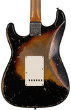 Fender Custom Shop Limited Roasted '61 Strat, Super Heavy Relic, Aged Black over 3-Color Burst