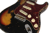 Fender Custom Shop Limited Roasted '61 Strat, Super Heavy Relic, Aged Black over 3-Color Burst