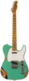 Fender Custom Shop Limited 1965 Telecaster Custom, Heavy Relic, Aged Seafoam Green over 3 Tone Sunburst