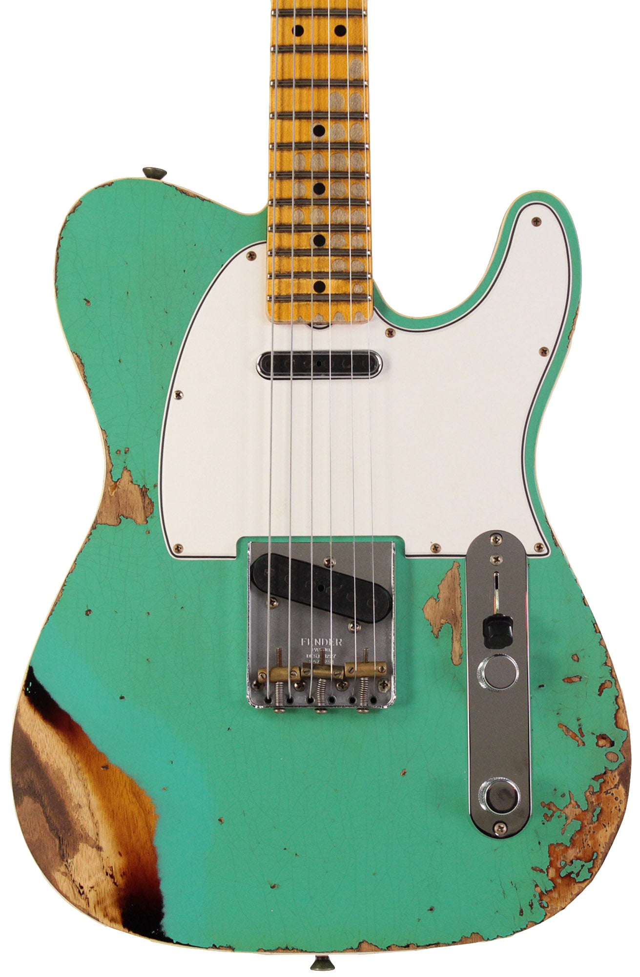 Seafoam green over sunburst discount