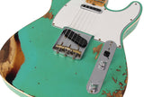 Fender Custom Shop Limited 1965 Telecaster Custom, Heavy Relic, Aged Seafoam Green over 3 Tone Sunburst