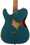 Fender Custom Shop Limited Red Hot Cunife Tele, Heavy Relic, Aged Ocean Turquoise Over Chocolate 3TS