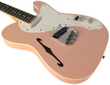 Fender Custom Shop American Custom Tele Thinline, Journeyman Relic, Aged Shell Pink