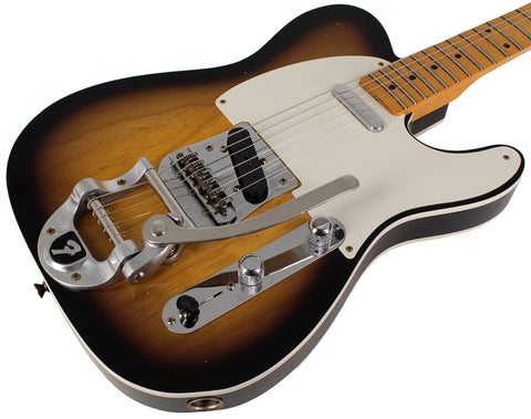 Fender Custom Shop Limited Twisted Tele Custom, Journeyman Relic, Bigsby, 2-Tone Sunburst