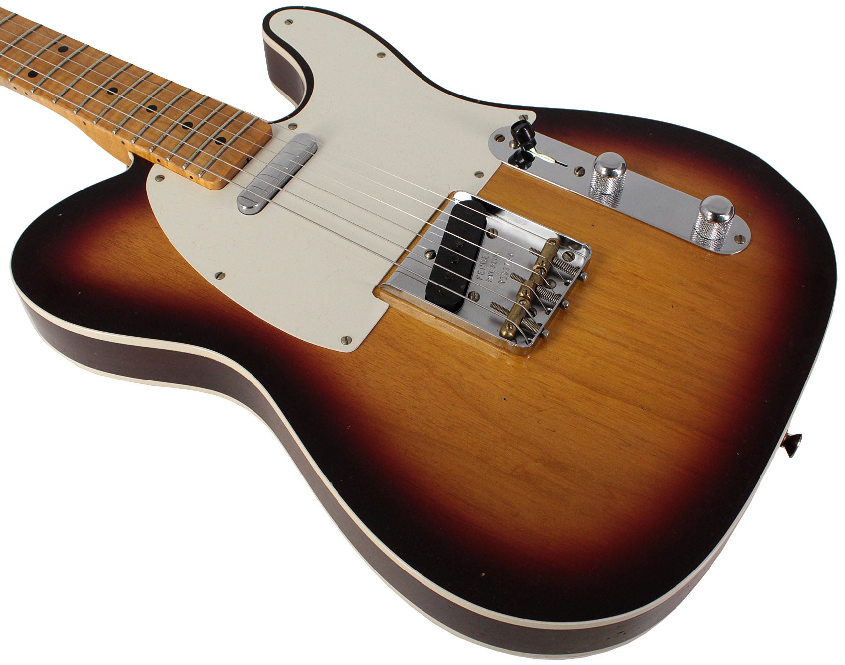 Twisted tele bridge pickup top