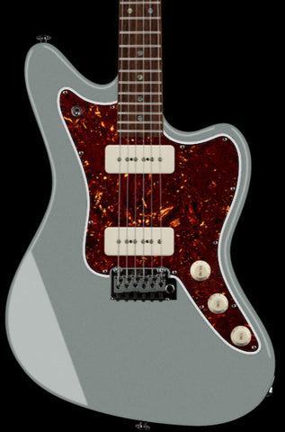 Suhr Select Classic JM Guitar, Roasted Neck, Firemist Silver