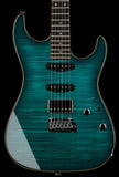 Suhr Select Standard Mahogany Guitar, Trans Teal Burst