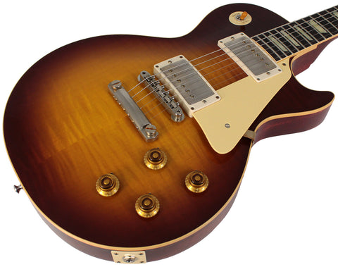Gibson Custom Shop 1959 Les Paul Standard Reissue Guitar, VOS, Iced Tea Burst
