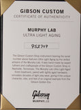 Gibson Custom Shop Murphy Lab 1959 Les Paul Standard Guitar, Factory Burst, Ultra Light Aged
