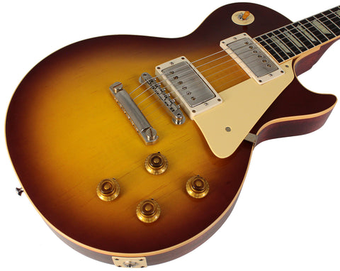 Gibson Custom Shop 1958 Les Paul Standard Reissue Guitar, VOS, Iced Tea Burst
