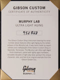 Gibson Custom Shop Murphy Lab 1959 Les Paul Standard Guitar, Southern Fade Burst, Ultra Light Aged