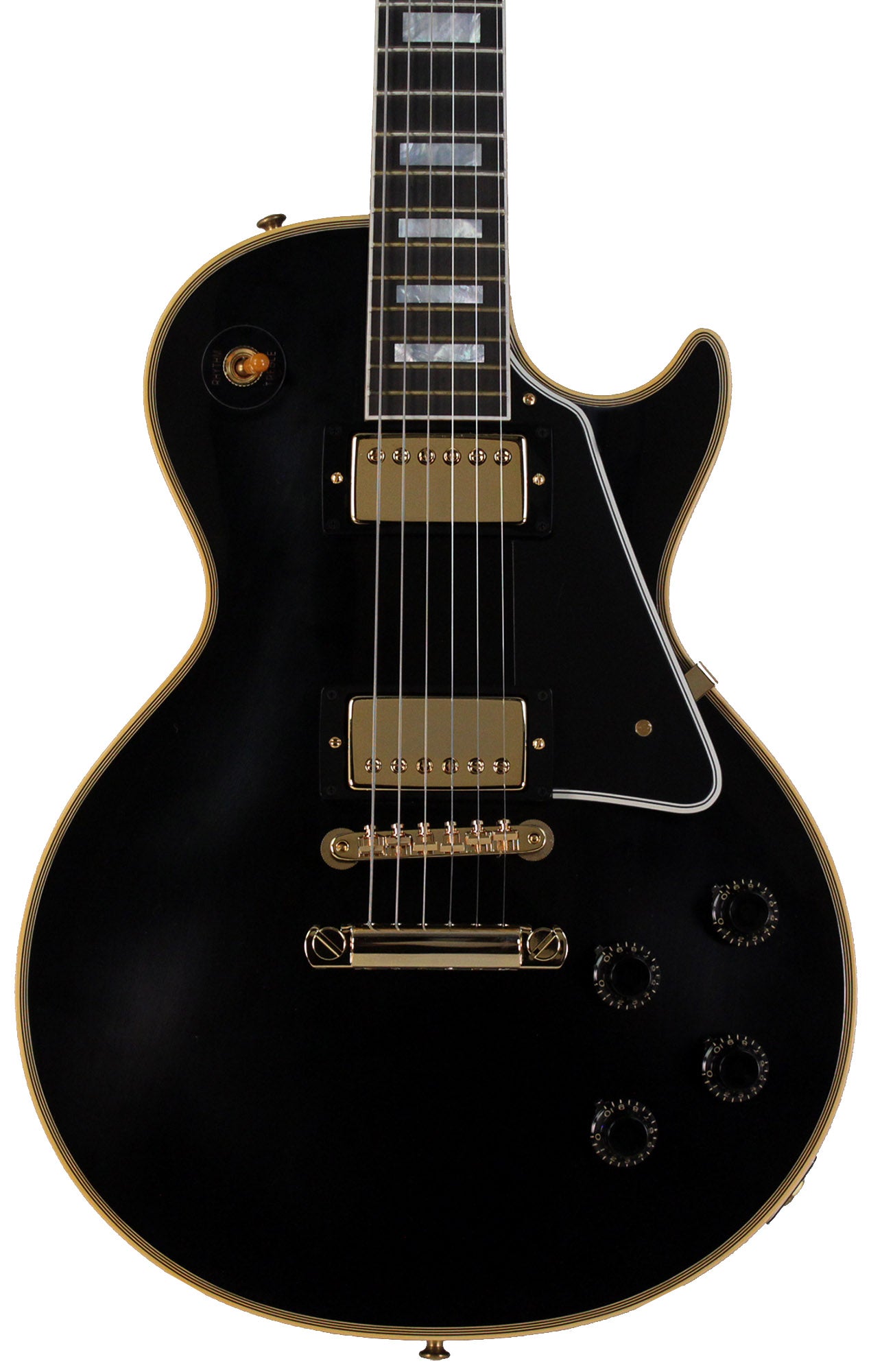 Gibson Custom Shop 1957 Les Paul Custom Reissue Guitar, VOS, Ebony