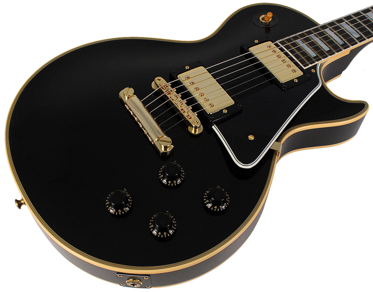 Gibson Custom Shop 1957 Les Paul Custom Reissue Guitar, VOS, Ebony